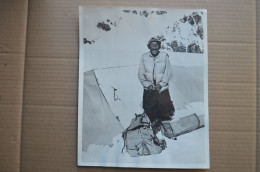 Original Photo Press 20x25cm Annapurna Expedition 1950 Sherpa Ang Tharkey Himalaya Mountaineering Escalade - Sporten