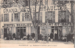 MARSEILLE (Bouches-du-Rhône) - Grand Hôtel Beaulieu, Cabassut, 47-49 Boulevard D'Athènes - Café-Restaurant - Unclassified