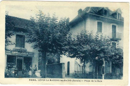 Lépin La Bauche Les Bains Savoie Place De La Gare, Rare - Altri & Non Classificati