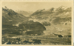 Muottas Murail 1921; Blick Gegen St. Moritz - Nicht Gelaufen. (Wehrli, Kilchberg-Zürich) - Sonstige & Ohne Zuordnung