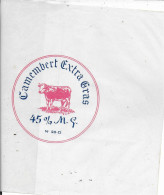 Ancienne Etiquette  50's NEUF  EMBALLAGE FROMAGE  CAMEMBERT EURE - Formaggio