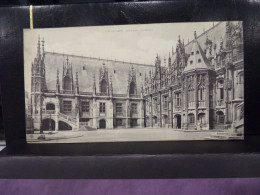 68 . CARTE PANORAMA  . ROUEN . PALAIS DE JUSTICE . COUR INTERIEUR  . GRAND FORMAT . 28 X 15 - Rouen