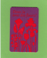 CARNET "DITES LE AVEC DES FLEURS" OBLITERE STRASBOURG,21-2-2012. - Commémoratifs