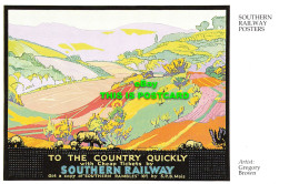 R569390 Southern Railway Posters. To Country Quickly With Cheap Rickets By South - Mundo