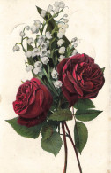 FLEURS - PLANTES & ARBRES - Fleurs - Roses - Colorisé - Carte Postale Ancienne - Fleurs