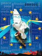 ALBANIA 2023 EUROPE - "PEACE - The Highest Value Of Humanity"  BLOCK MNH - Albanie