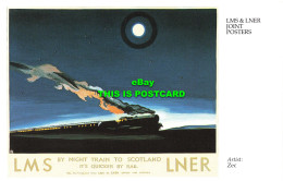 R569406 LMS And LNER Joint Posters. LMS By Night Train To Scotland. Zec. Dalkeit - World