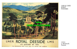 R569409 LMS And LNER Joint Posters. LNER Royal Deeside LMS. Its Quicker By Rail. - Welt