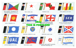 R569413 More Shipping Flags And Funnels. Card No. D72. Dalkeith Publishing. Dalk - World