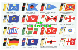 R569416 More Shipping Flags And Funnels. Card No. D69. Dalkeith Publishing. Dalk - World