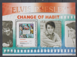 MICRONESIA 2009 CHANGE OF HABIT ELVIS PRESLEY S/SHEET - Elvis Presley