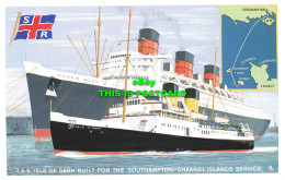 R569423 T. S. S. Isle Of Sark Built For Southampton. Channel Islands Service. No - World