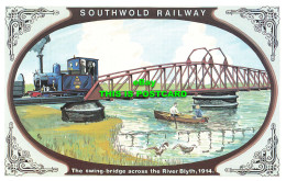 R569456 Southwold Railway. Swing Bridge Across River Blyth. 1914. Dalkeith Pictu - World