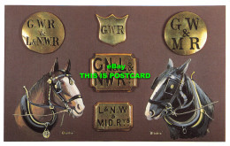 R569459 G. W. R. And L. N. W. R. Charlie. Blackie. . Great Western Railway. Dalk - Monde