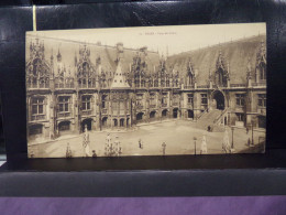 70 . CARTE PANORAMA  . ROUEN . PALAIS DE JUSTICE . GRAND FORMAT . 28 X 15 - Rouen