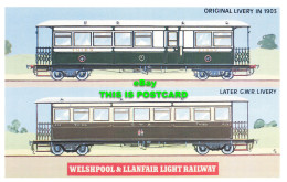 R569465 Welshpool And Llanfair Light Railway. Later G. W. R. Livery. Original Li - Welt