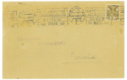 P3524 - CZECHOSLOVAKIA  4.5.25 SCARCE MACHINE CANCELLATION FROM PRAHA - Other & Unclassified