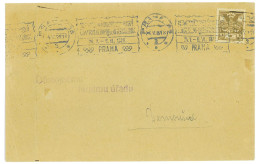 P3524 - CZECHOSLOVAKIA  4.5.25 SCARCE MACHINE CANCELLATION FROM PRAHA - Altri & Non Classificati