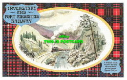 R569480 Invergarry And Fort Augustus Railway. Timber Train Wends Its Way Through - World