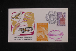 FRANCE - Enveloppe De L'Exposition De La Poste Aérienne à Toulouse En 1973 Avec Vignette - L 153289 - 1960-.... Storia Postale