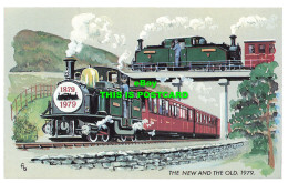 R569493 New And Old. 1979. Festiniog Railway. Merddin Emrys. Earl Of Merioneth. - World