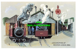 R569497 Locomotive At Boston Lodge. 1886. Festiniog Railway. Merddin Emrys. Fair - World