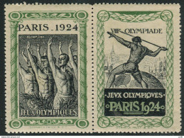 Erinnofili Commemorativi Dei Giochi Olimpici Di Parigi 1924 - Autres & Non Classés