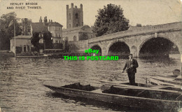 R616739 Henley Bridge And River Thames. Auto Photo Series. 1908 - World