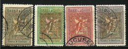 ● ROMANIA 1906 ֍ BENEFICENZA IV ● N. 168 / 71 Usati ● Serie Completa ● Cat. ? € ● Lotto N. 1753 ● - Used Stamps