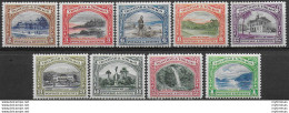 1935-37 Trinidad And Tobago Landscapes 9v. MNH SG N. 230/38 - Sonstige & Ohne Zuordnung