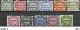 1908-11 British Solomon Islands Piroga 11v. MH SG N. 8/17 - Autres & Non Classés