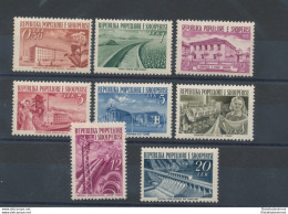 1953 ALBANIA - Ricostruzione Serie Ordinaria , Yvert N. 454-61 , MNH** - Albanië