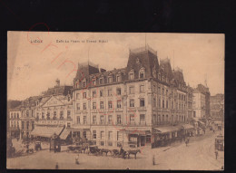 Liège - Café Du Phare Et Grand Hôtel - Postkaart - Lüttich