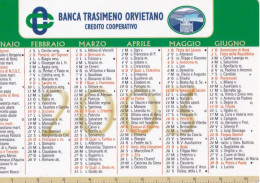 Calendarietto - Banca Trasimeno Orvietano - Credito Cooperativo - Anno 2003 - Tamaño Pequeño : 2001-...