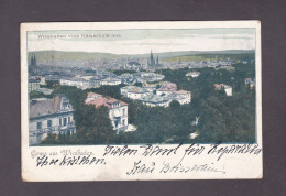 AK Gruss Aus Wiesbaden - Wiesbaden Vom Kaiserhofe Aus ( Voyagé En 1900  (3986) - Wiesbaden