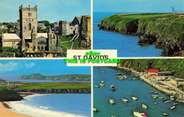 R616789 St. Davids. Pembs. Ty Ddewi. Litho Canada. N. P. O. Dexter. Multi View - Monde