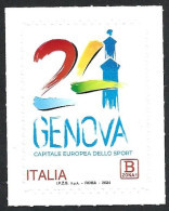 ITALIA - 2024  Genova, Capitale Dello Sport - 2021-...: Ungebraucht