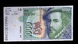 Billet, Espagne, Mil, 1000 Pesetas, 1992, 2 Scans - [ 4] 1975-…: Juan Carlos I.
