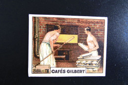 Chromo "Cafés GILBERT" - Série 9 "LES METIERS" - Thé & Café