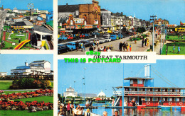 R616847 Great Yarmouth. A Sapphire Card. 1979. Multi View - World