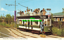 R616876 Tramcar No. 7 At Seaton Terminus. Main Car Park. S. 2343. Dennis - World