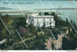 Ce534 Cartolina Corfu' Villa Imperiale Achilleion Grecia Greece - Sonstige & Ohne Zuordnung