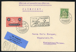 SWITZERLAND 1926. Nice Airmail Cover - Lettres & Documents