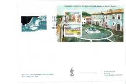 FDC VENETIA CLUB 2015 ITALIA E SMOM SOVRANO MILITARE ORDINE DI MALTA OSPEDALE SAN GIOVANNI BATTISTA ROMA - FDC