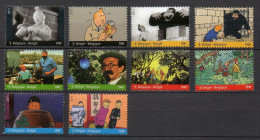 Année 2011 : 4165-4174 ** - Tintin à L'écran - Unused Stamps