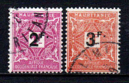 Mauritanie  - 1927  - Tb Taxe - N° 25/26 - Oblit - Used - Used Stamps