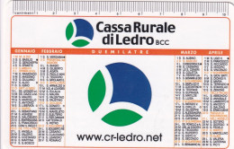 Calendarietto - Cassa Rurale Di Ledro - Anno 2003 - Small : 2001-...
