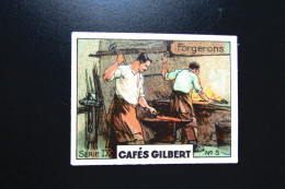 Chromo "Cafés GILBERT" - Série 9 "LES METIERS" - Tee & Kaffee