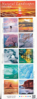 2021 Japan Natural Landscapes Caves Geology Complete Booklet MNH @ BELOW FACE VALUE - Unused Stamps