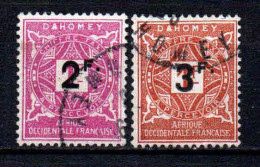 Dahomey   - 1927 - Tb Taxe N° 17/18  - Oblit - Used - Used Stamps